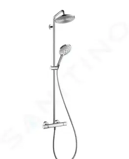 Sprchy a sprchové panely HANSGROHE Raindance Sprchový set Showerpipe 240 s termostatem, 3 proudy, chrom 27115000