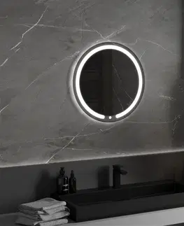 Koupelnová zrcadla MEXEN Rose zrcadlo s osvětlením, 60 cm, LED 600 9810-060-060-611-00