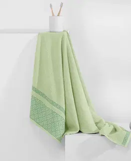 Ručníky Bavlněný ručník AmeliaHome Volie mátový, velikost 50x90