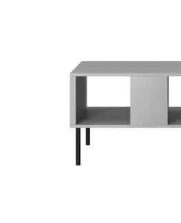 Konferenční stolky HALMAR Konferenční stolek ASENSIO LAW šedý