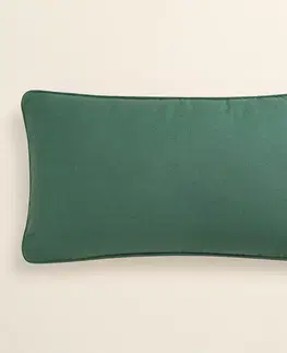 Dekorační povlaky na polštáře Elegantní povlak na polštář v zelené barvě 30 x 50 cm