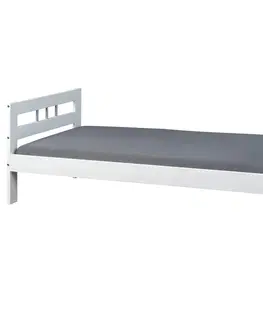 Jednolůžkové postele Jednolůžková Postel Billy, 90x200, Borovice, Bílá