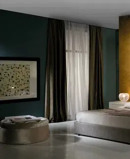 Luxusní a stylové postele Estila Moderní designová postel Lourdes s čalouněním v šedé barvě a s úložným prostorem 140-180cm