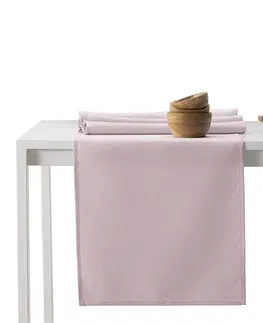 Prostírání Běhoun na stůl DecoKing PURE pudrově růžový, velikost 30x100