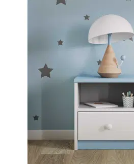Dětský nábytek Kocot kids Dětský noční stolek Babydreams 40 cm modrý