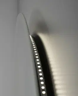 Koupelnová zrcadla HOPA Zrcadlo s LED osvětlením BEBRA Průměr 80 cm OLNZBEB80