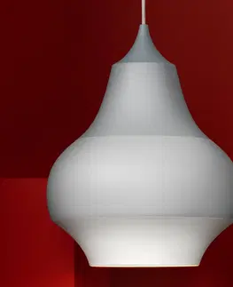 Závěsná světla Louis Poulsen Louis Poulsen Cirque - šedé závěsné světlo, 38 cm