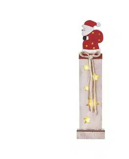 Vánoční dekorace  LED Vánoční dekorace 7xLED/2xAA santa 
