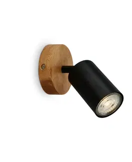 Industriální bodová svítidla BRILONER Bodové svítidlo pr. 9 cm 1xGU10 max. 9W černá BRILO 2922-015