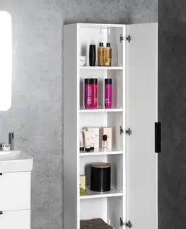 Koupelnový nábytek AQUALINE DENEB skříňka vysoká 31x150x35cm L/P, bílá mat DN180