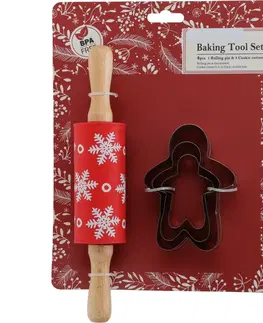 Kuchyňské náčiní Vánoční sada na pečení Gingerbread man, 4 ks