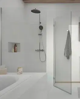 Koupelnový nábytek Kielle Oudee Vysoká skříňka závěsná, 157x30x32 cm, lesklá bílá 50202010