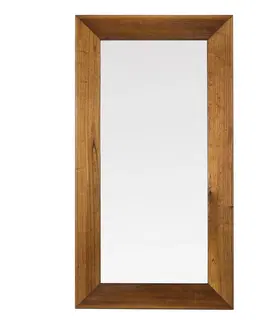 Luxusní a designová zrcadla Estila Nástěnné dřevěné zrcadlo Star s masivním rámem 150cm