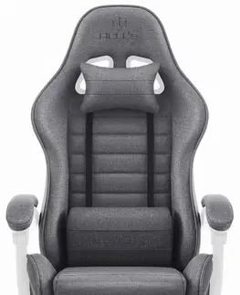Herní křesla Herní židle HC-1003 Grey-White