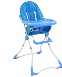 Dětské stoly a židle Dětská jídelní židlička Dekorhome Šedá