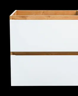 Koupelnový nábytek Comad Umyvadlová skříňka Monako 820 2S dub Hamilton/bílá
