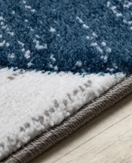 Koberce a koberečky Dywany Lusczow Kusový koberec ALTER Geo mušle modrý, velikost 140x190