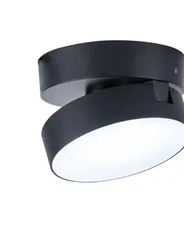 Inteligentní stropní svítidla LUTEC LED stropní bodové světlo Stanos CCT 1 zdroj černá