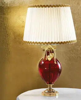 Stolní lampy na noční stolek Masiero Ušlechtilá stolní lampa Ella, Muránské sklo