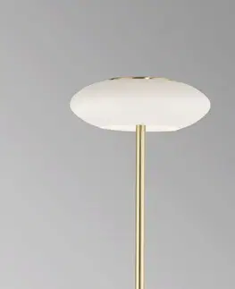 Chytré osvětlení PAUL NEUHAUS Q ETIENNE LED stojací svítidlo Smart Home matná mosaz stmívatelné CCT ZigBee 2700-5000K PN 271-60