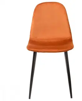 Jídelní sety Jídelní židle CT-392 Autronic Oranžová