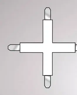 Svítidla pro 2fázový kolejnicový systém Molto Luce Křížová spojka pro 2fázovou přípojnici Volare bílá