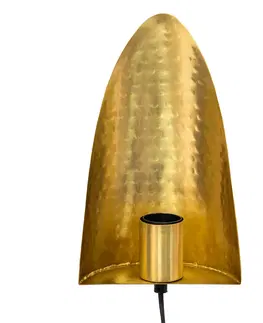Svítidla Měděná nástěnná lampa Frio - 16*7*25 cm E27/max 1*40W Clayre & Eef 6LMP761