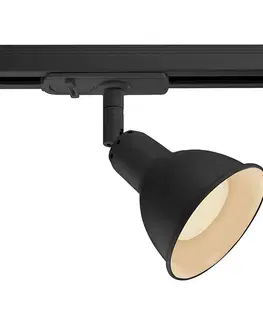Svítidla pro 1fázový kolejnicový systém Nordlux Reflektor Single pro kolejnicový systém Link černá