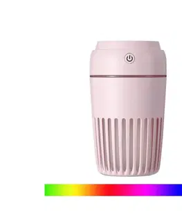 Svítidla  LED RGB Zvlhčovač vzduchu 300 ml LED/2W/5V růžová 