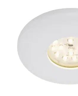 Bodovky do podhledu na 230V BRILONER LED vestavné svítidlo, pr. 9,3 cm, 5 W, bílé IP65 BRI 7227-016