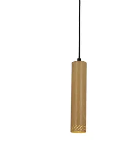 LED osvětlení Závěsná lampa TUBO 1xGU10 25 cm Candellux Černá