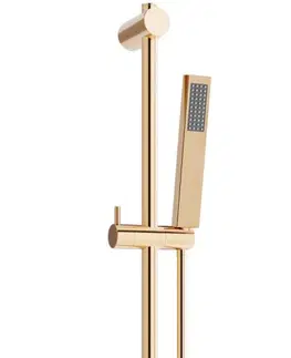 Sprchy a sprchové panely MEXEN/S DF00 posuvný sprchový set, růžové zlato 785004582-60