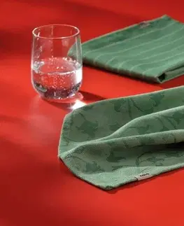 Utěrky Kela Utěrka Cora, 100% bavlna, zelená, vzor, 70 x 50 cm