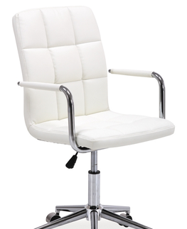 Kancelářské židle Kancelářská židle BALDONE, bílá