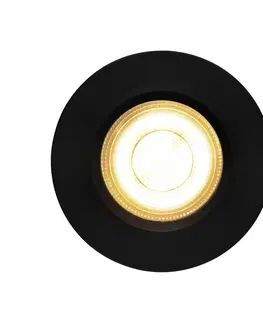 Inteligentní zapuštěná světla Nordlux LED podhledové světlo Dorado Smart, černá