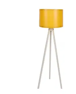 Lampy  Stojací lampa AYD 1xE27/60W/230V oranžová/béžová 