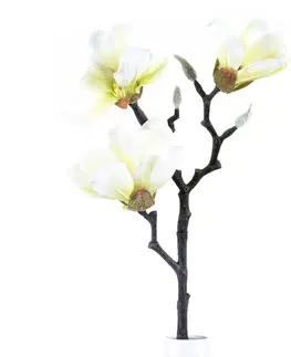 Květiny Umělá květina Magnolie bílá, 55 cm