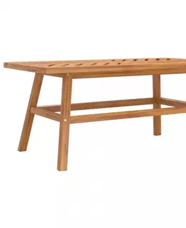 Zahradní stolky Konferenční stolek 100 x 50 x 45 cm masivní akáciové dřevo