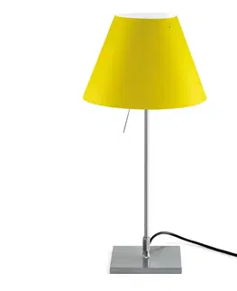 Stolní lampy Luceplan Luceplan Costanzina stolní lampa hliník, žlutá