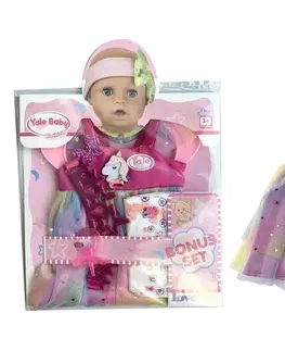 Hračky panenky MAC TOYS - Šaty s jednorožcem na panenku 40-43cm