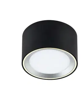 LED stropní svítidla NORDLUX přisazené downlight svítidlo Fallon 8,5W LED černá 47540103