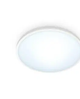 Chytré osvětlení Philips LED Stropní přisazené svítidlo WiZ Superslim 8719514338012 16W 1500lm 2700-6500K IP20 29,2cm bílé, stmívatelné