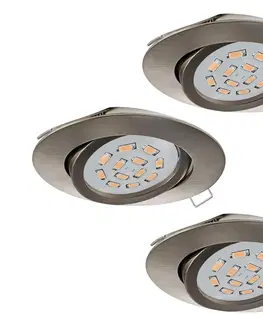 LED osvětlení Eglo Eglo 31689 - SADA 3x LED Podhledové svítidlo TEDO 3xGU10-LED/5W/230V 
