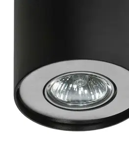 Moderní bodová svítidla Azzardo NEOS stropní bodové svítidlo 1x GU10 50W bez zdroje  IP20, černá/hliník