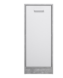 Koupelnový nábytek Koupelnový sestava DUET, beton/bílá