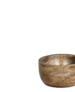 Mísy a misky Dřevěná servírovací miska z mangového dřeva Tours Bowl - Ø 10*3 cm/ 100ml Chic Antique 61078500