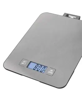 Váhy osobní a kuchyňské EMOS Digitální kuchyňská váha EV023 stříbrná 2617002300