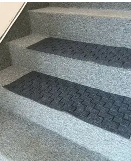 Koberce a koberečky HOME ELEMENTS Nášlap na schody Step mat šedá, 25 x 75 cm