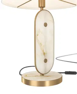 Designové stolní lampy MAYTONI Stolní lampa Marmo E27x1 40W MOD099TL-01G