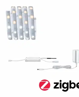 Chytré osvětlení PAULMANN MaxLED 250 LED Strip Smart Home Zigbee s krytím základní sada 1,5m IP44 6W 30LEDs/m měnitelná bílá 24VA
